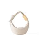 Borbonese Hobo Bag Domino Mini Chantilly Cream 924027F29Z61