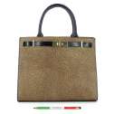 Borbonese Borsa a mano Out Of Office Medium OP Naturale/Nero924641AI4311