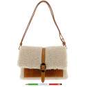 Coccinelle Dorian Eco Shearling Natural/Cuir E1RCM120201552