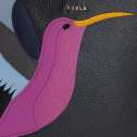 Furla Babylon S Toni Nero/Flamingo Purple i WE00069 AX0156 0116S
