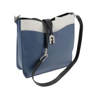 Furla Sofia Grainy M Blu Denim/Talco h/Nero WB00268 HSC000 1003 0607S 2