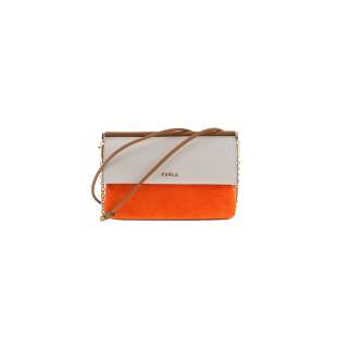 Furla Ninfa Mini M Perla e/Tangerine/Cognac h WE00165 BX0648 1007 1104S