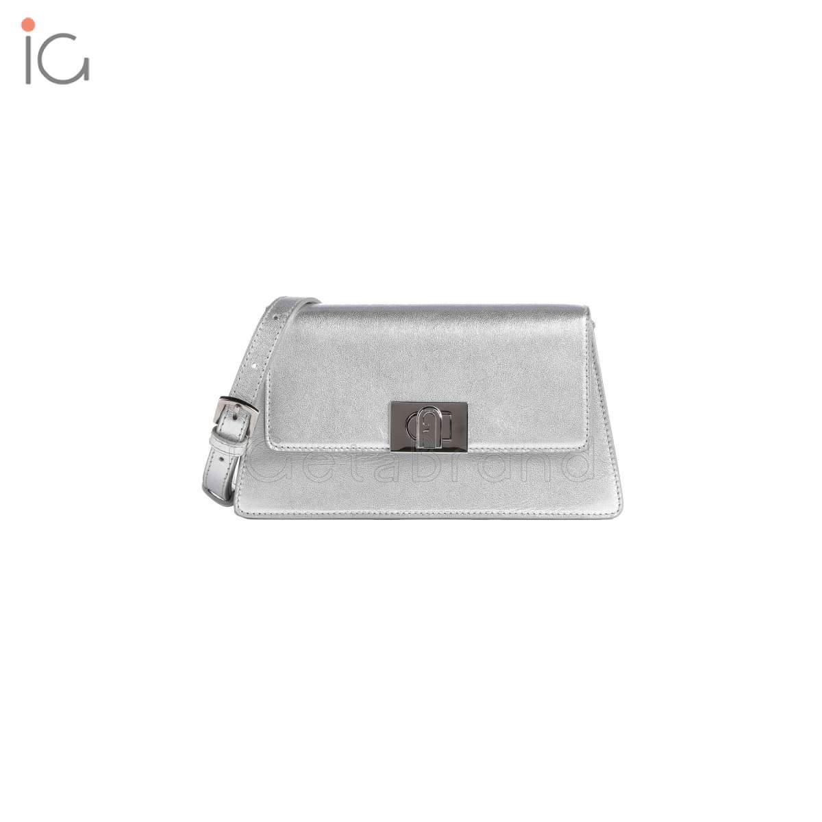 Shoulder Bag Mini Color Silver Furla Zoe