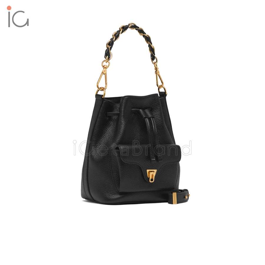 Coccinelle Beat Generation Small Noir E1TFK230301001