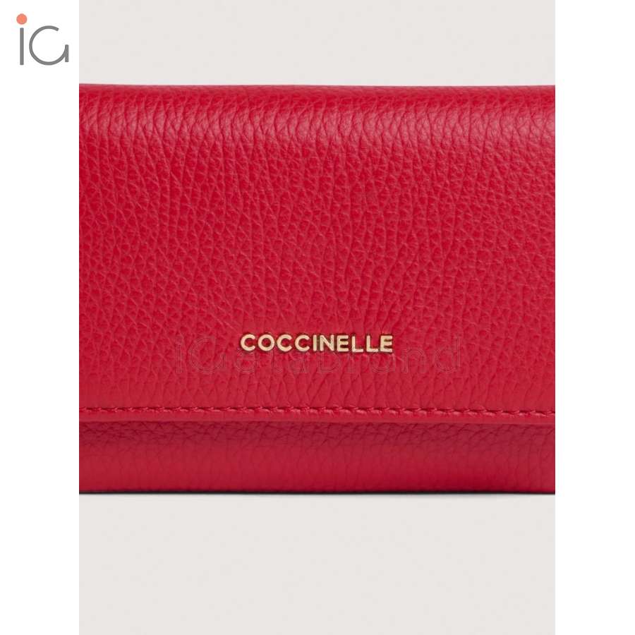 Coccinelle Metallic Small Scarlet E2MW511F001_R02