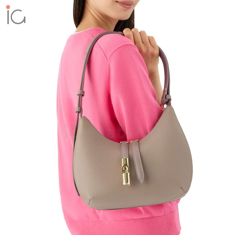 Furla Goccia S Stucco Gray/Mauve WB01500 BX3353 1007 3624S