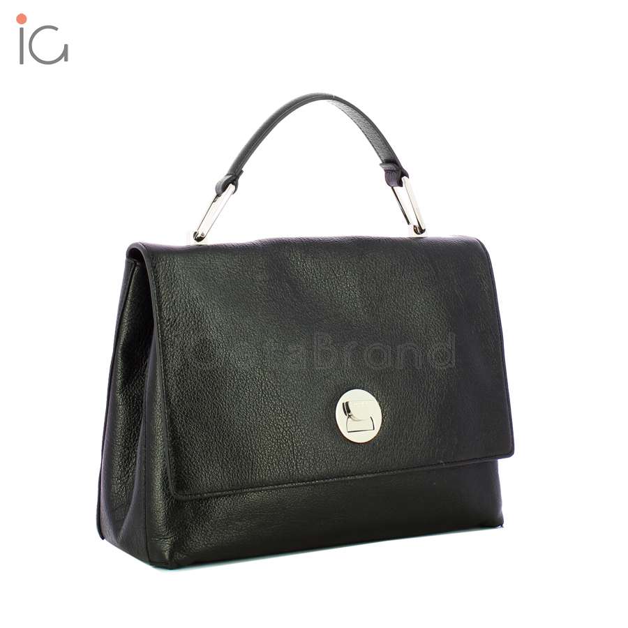 Coccinelle Liya Shiny Goat Medium Noir E1QDT180101001