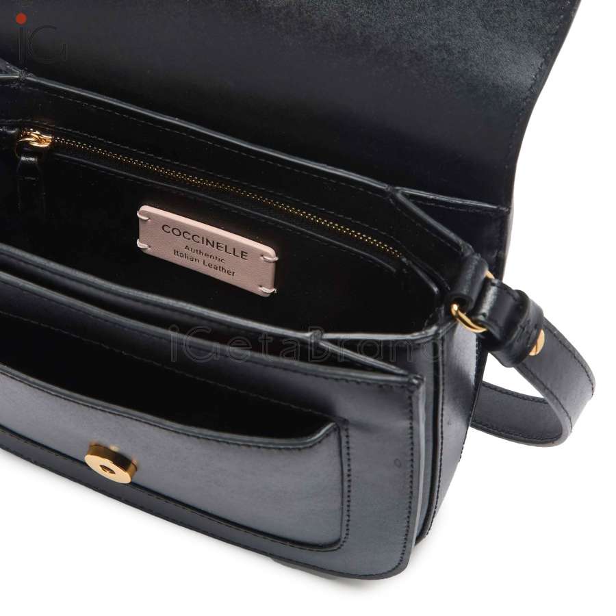 Coccinelle C-Me Calf Cocker Small Noir E1SSK150101_001