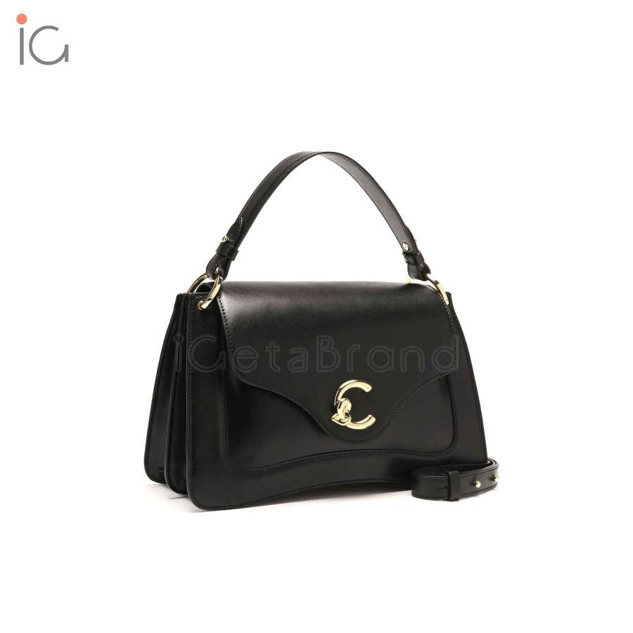 Coccinelle C-Me Calf Cocker Medium Noir E1SSK180101_001