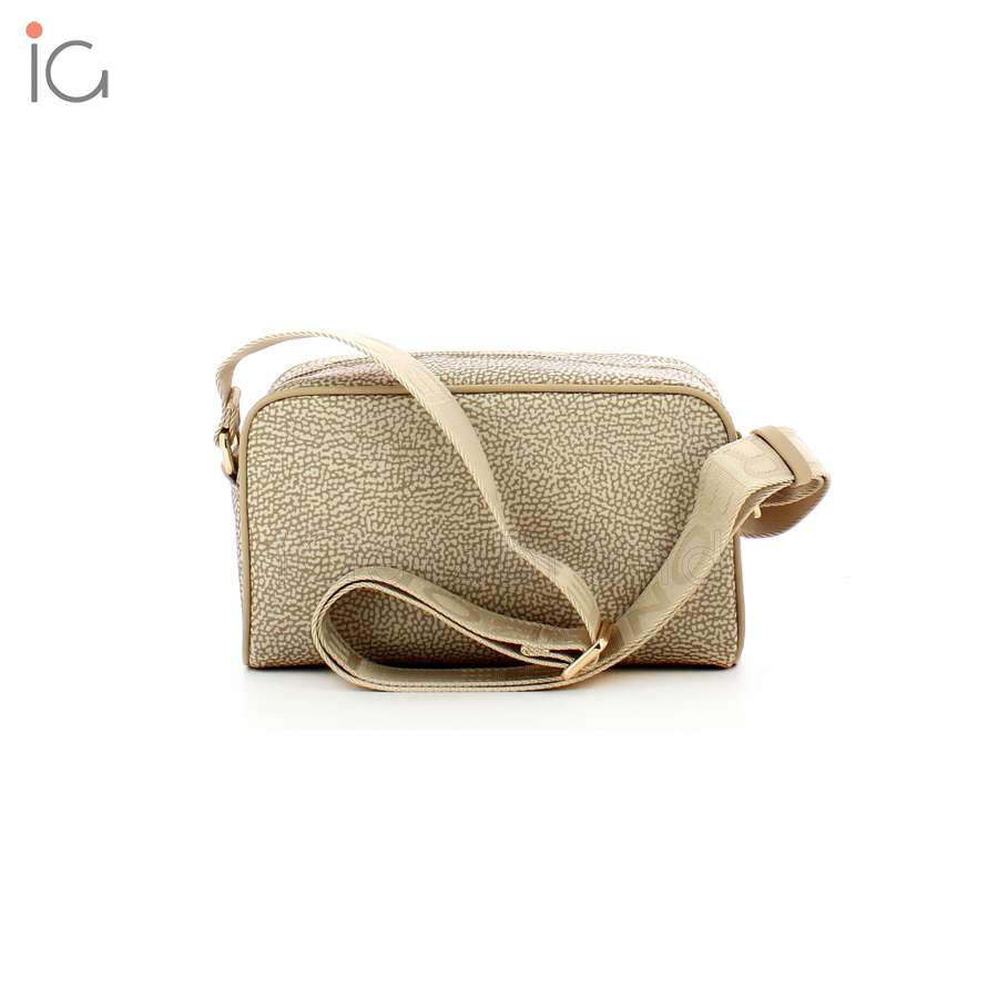 Borbonese Small Jet Camera Bag Sabbia 934115I15C75