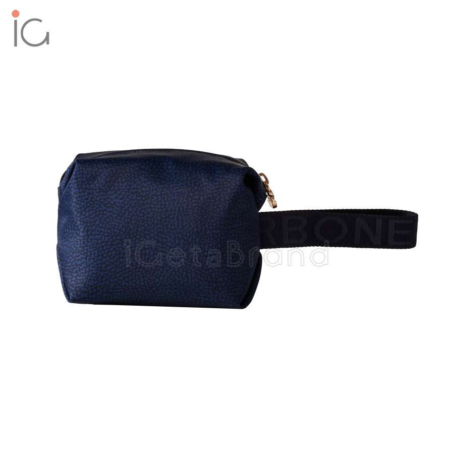 Borbonese Cosmetic Case Classica Small Blu 932025I15891