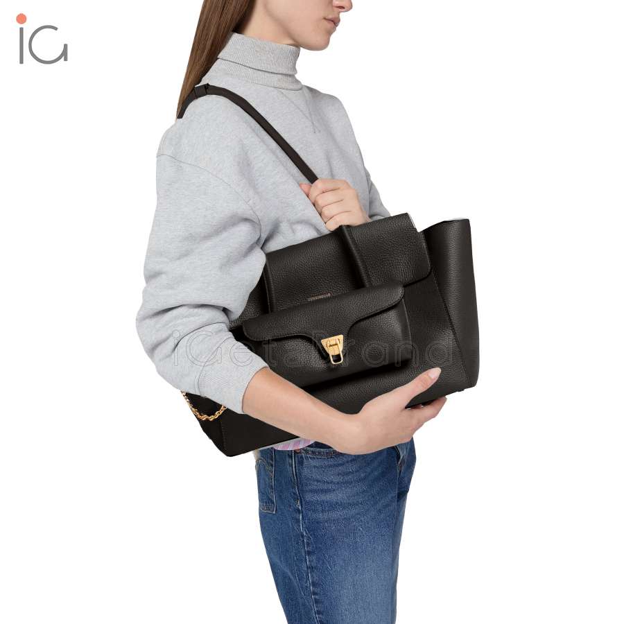 Coccinelle Double Beat Large Noir E1T8A110201001