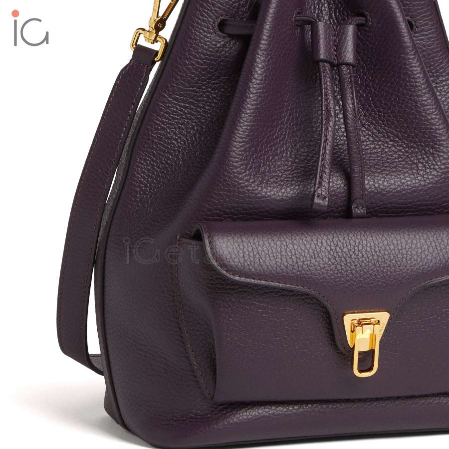 Coccinelle Beat Generation Medium Prune E1TFK230201V87