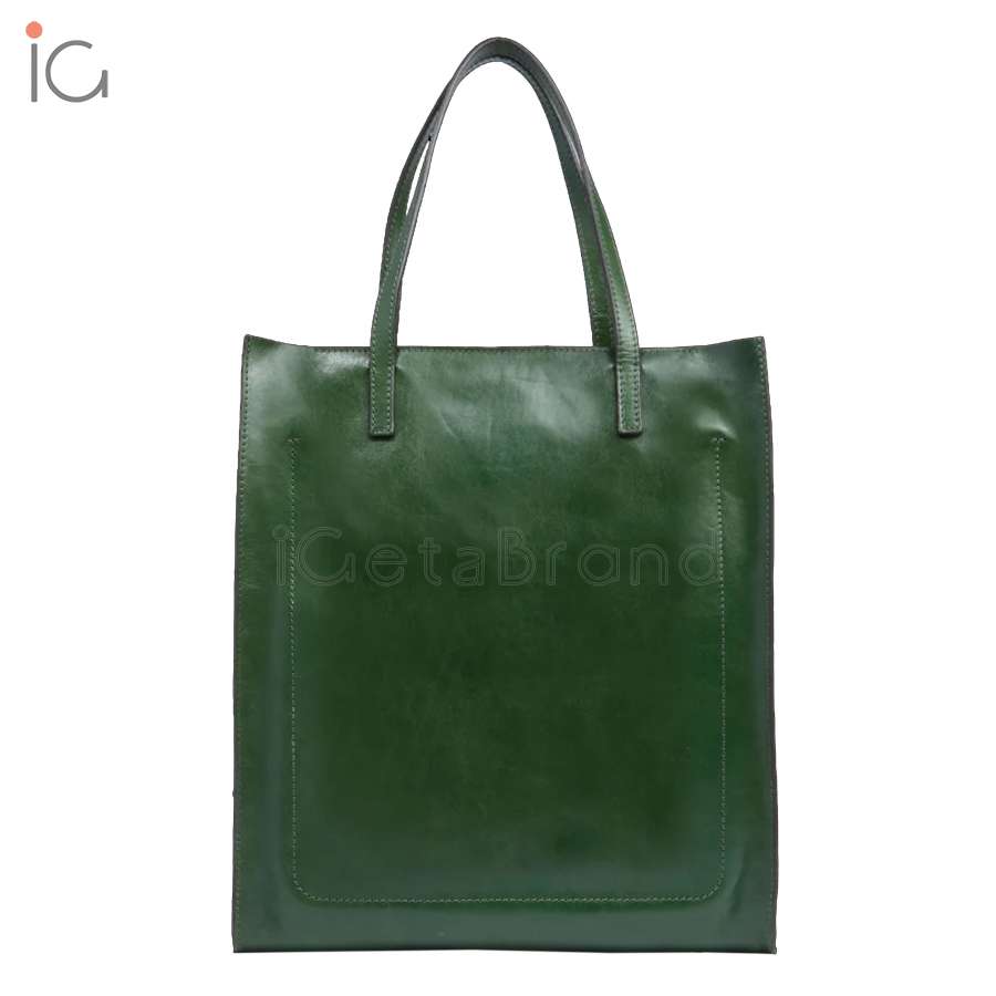 The Bridge Shopper Mirra Verde Inglese/Oro 04130401 X0