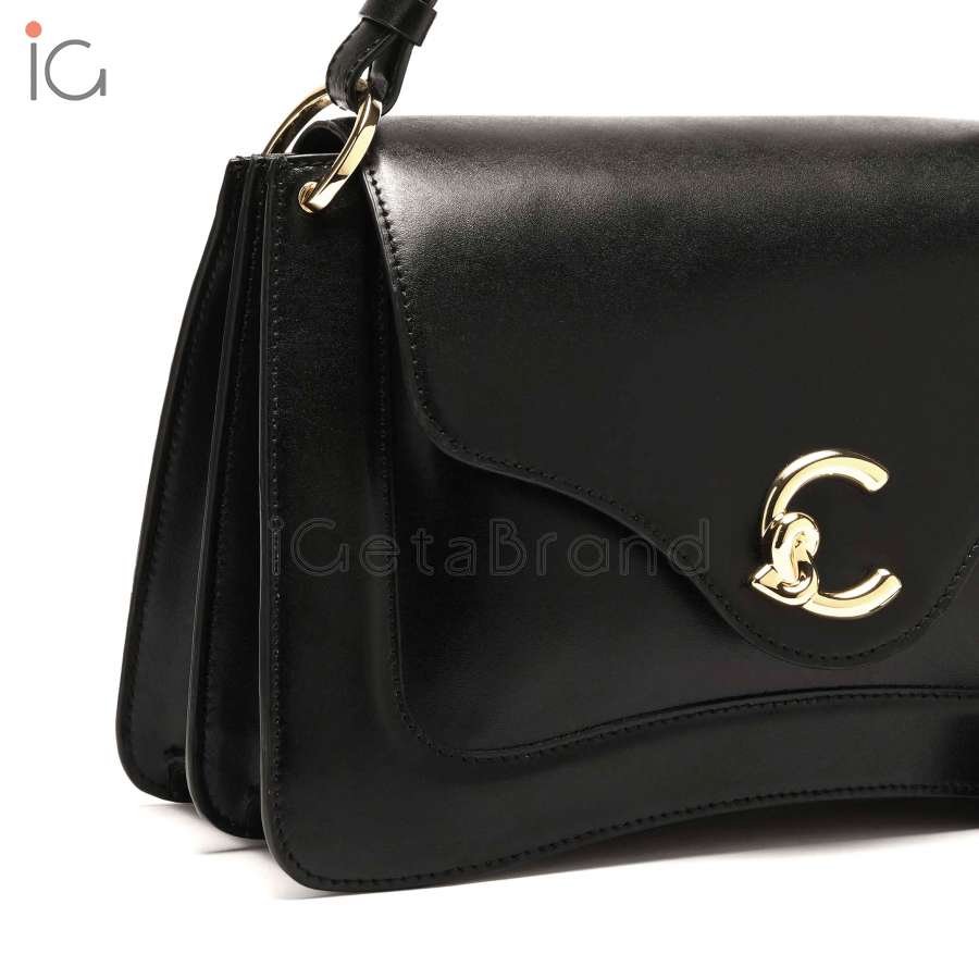 Coccinelle C-Me Calf Cocker Medium Noir E1SSK180101_001