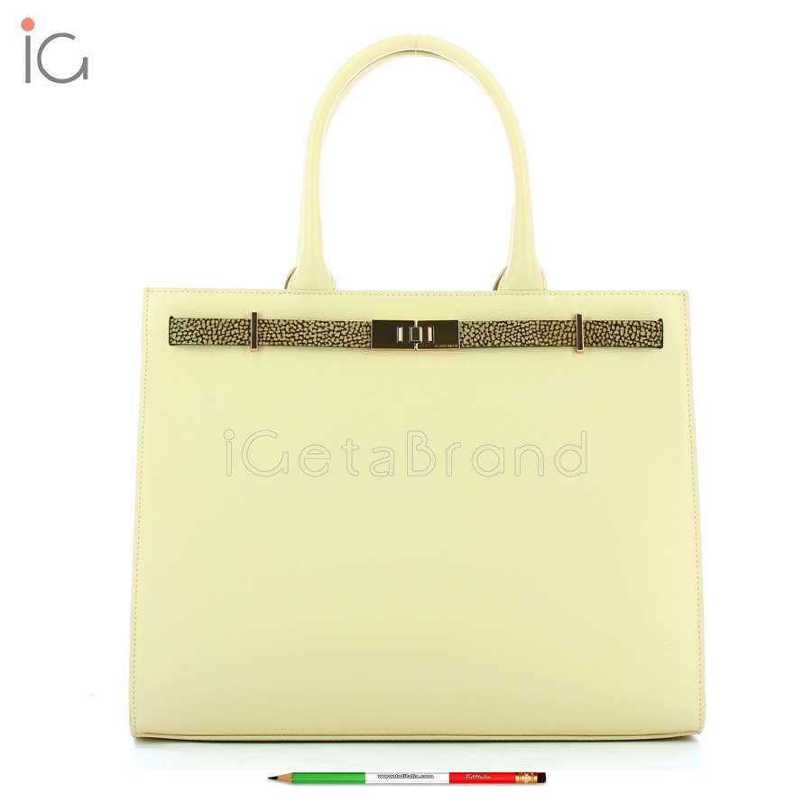 Borbonese Shopping Bag Out Of Office Butter 924642BB0Y90