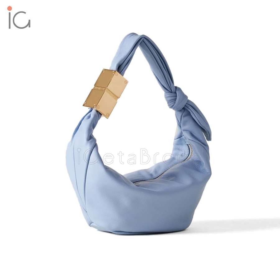 Borbonese Hobo Bag Domino Mini Topazio 924027F29Z63