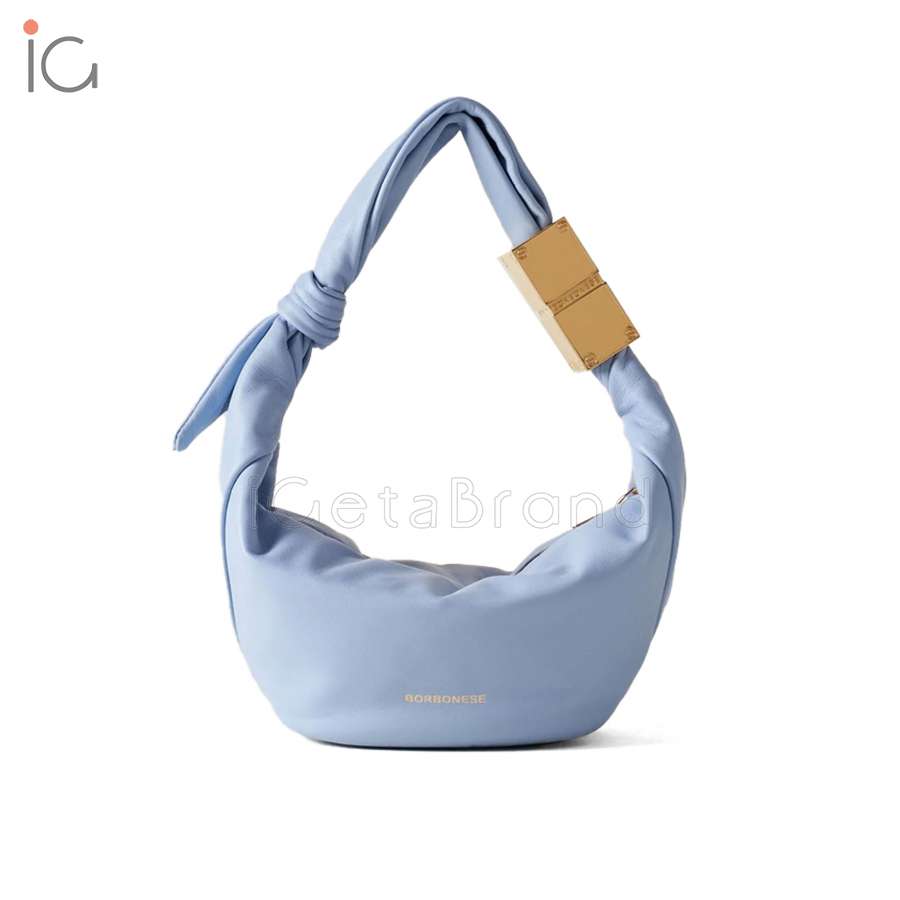 Borbonese Hobo Bag Domino Mini Topazio 924027F29Z63