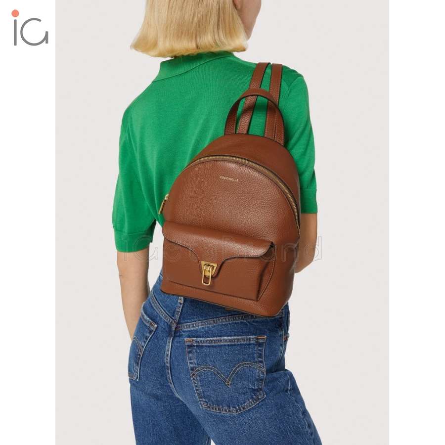 Coccinelle Beat Generation Small Cognac E1TFK140101_W11