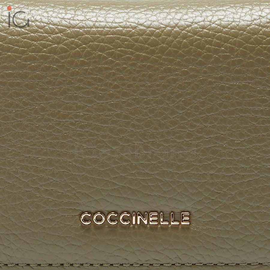 Coccinelle Metallic Soft Small Laurel Green E2MW5172101G35