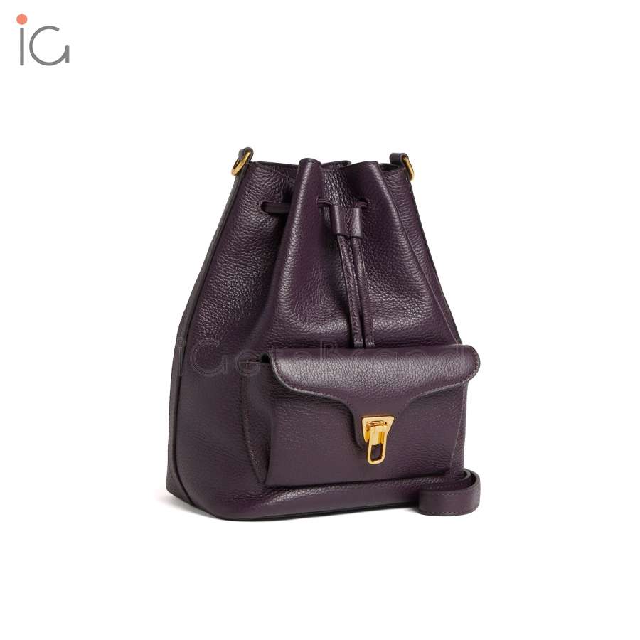 Coccinelle Beat Generation Medium Prune E1TFK230201V87