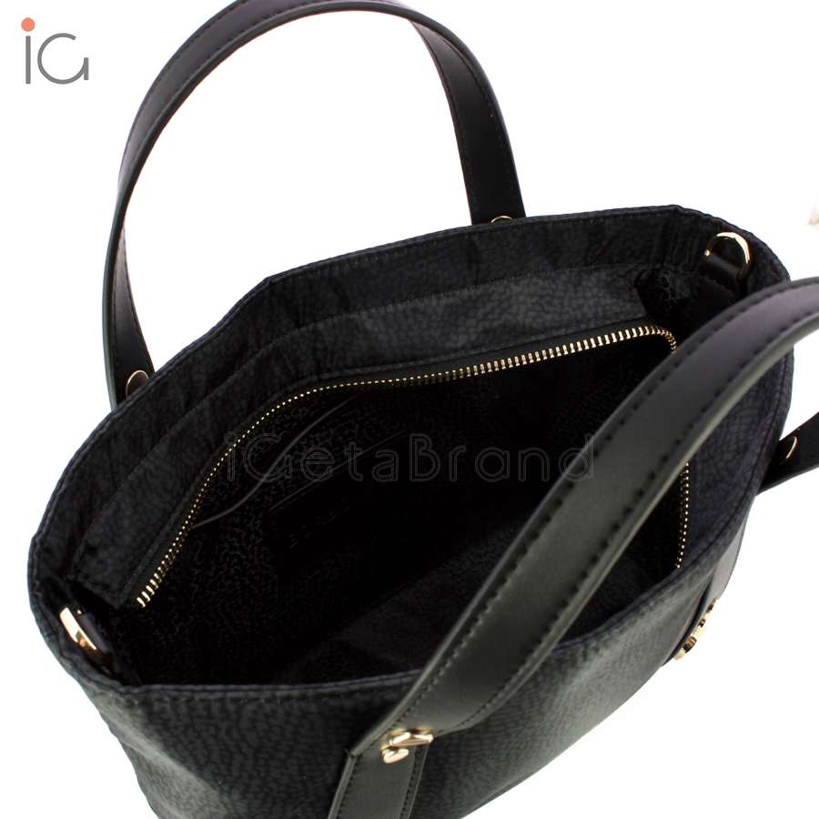 Borbonese Borsa a mano Small Dark Black 924887AH1Y66