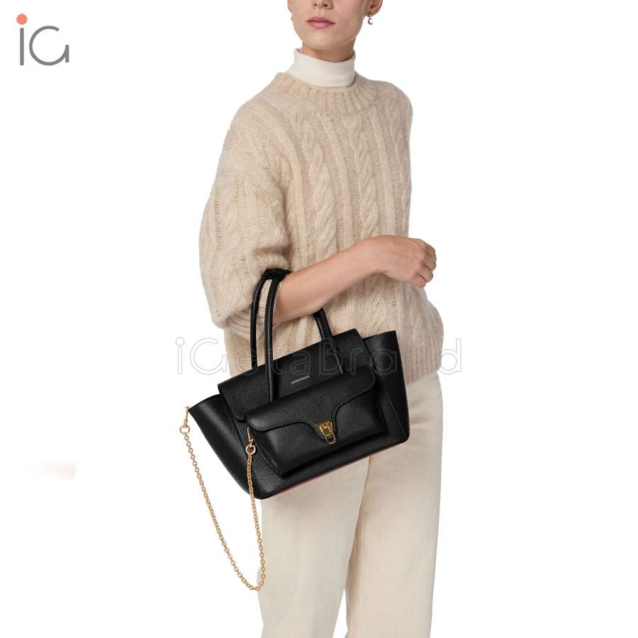 Coccinelle Double Beat Medium Noir E1T8A180201001