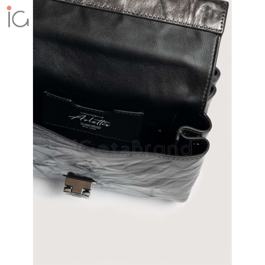 Coccinelle Arlettis Droplet Gun Metal E1U3F55B701_Y48