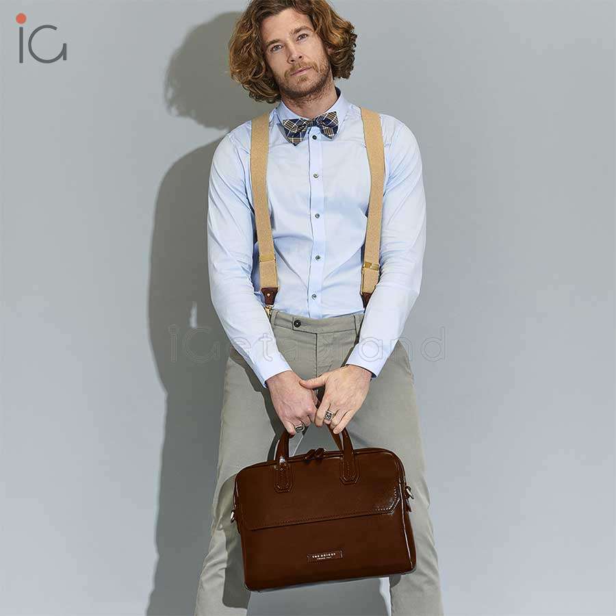 The Bridge Briefcase Williamsburg 06141701 Cuoio/Rutenio