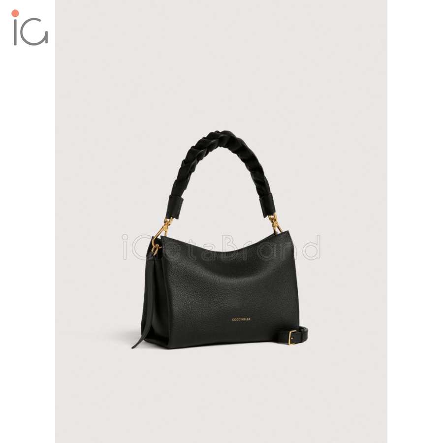 Coccinelle Boheme Small Noir/Cognac E1M50580101_613