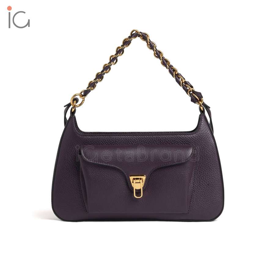 Coccinelle Beat Generation Medium Prune E1TFK120101V87