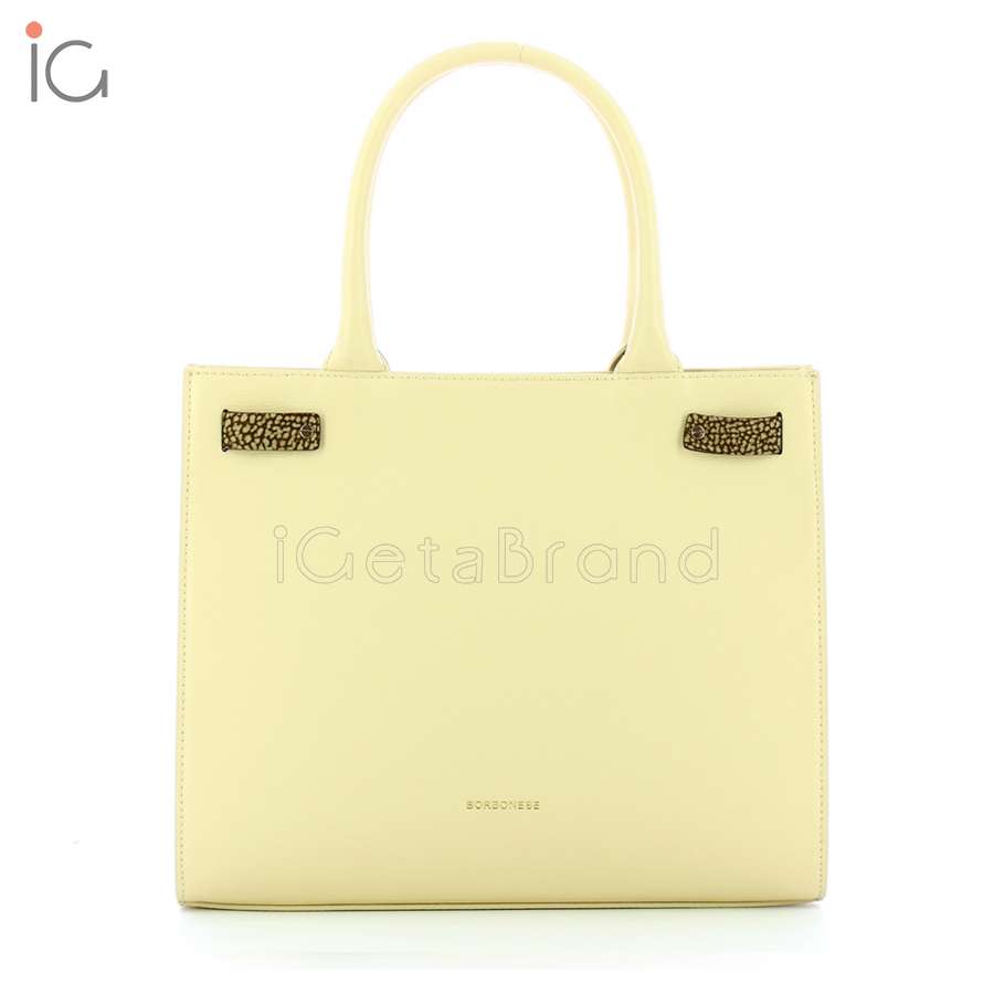 Borbonese Shopping Bag Medium Out Of Office Butter 924641BB0Y90