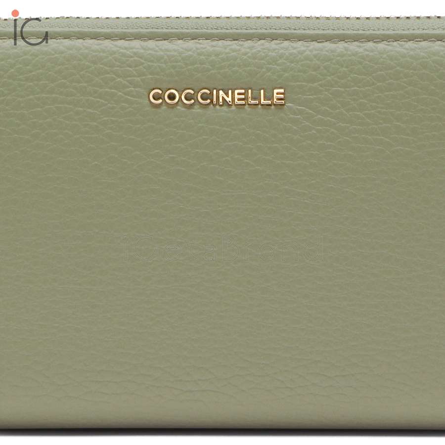 Coccinelle Metallic Large Greenery E2MW5113201G77