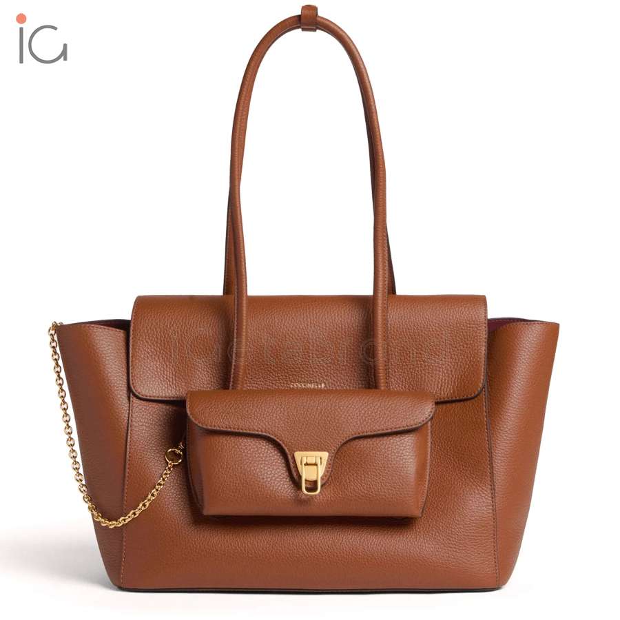 Coccinelle Double Beat Large Cognac E1T8A110201W11