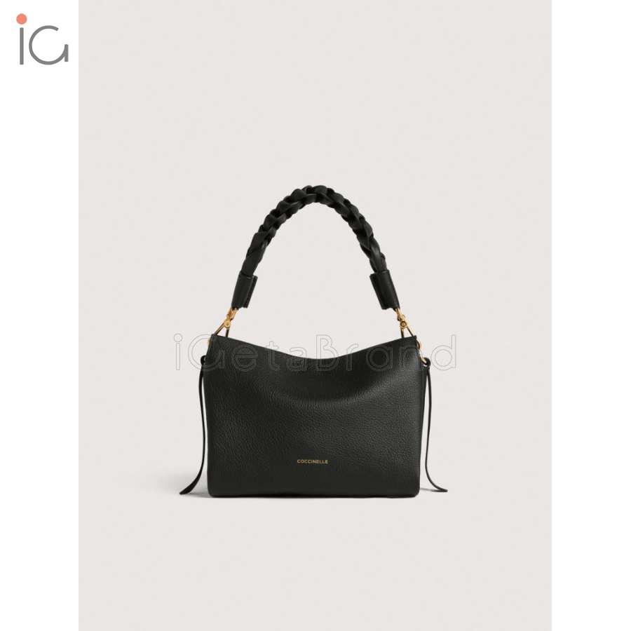 Coccinelle Boheme Small Noir/Cognac E1M50580101_613