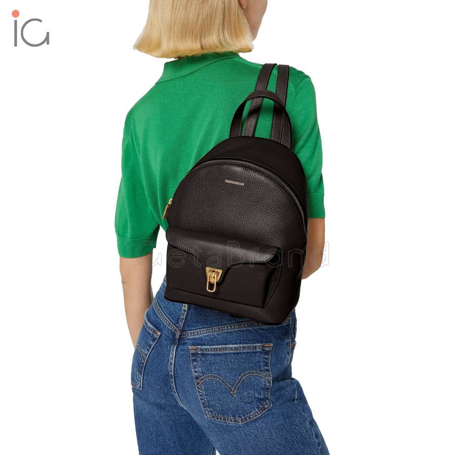 Coccinelle Beat Generation Small Noir E1TFK140101001