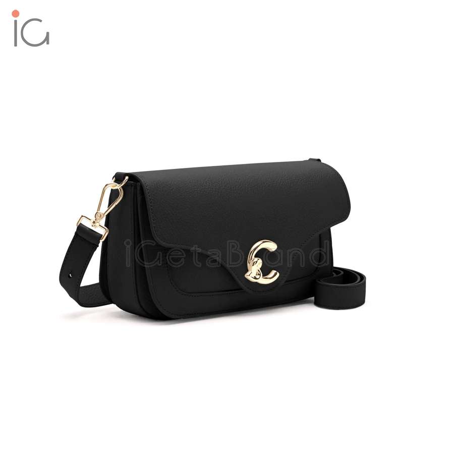 Coccinelle C-Me Medium Noir E1SSL120301001