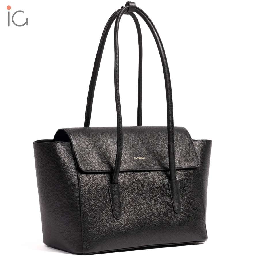 Coccinelle Double Beat Large Noir E1T8A110201001