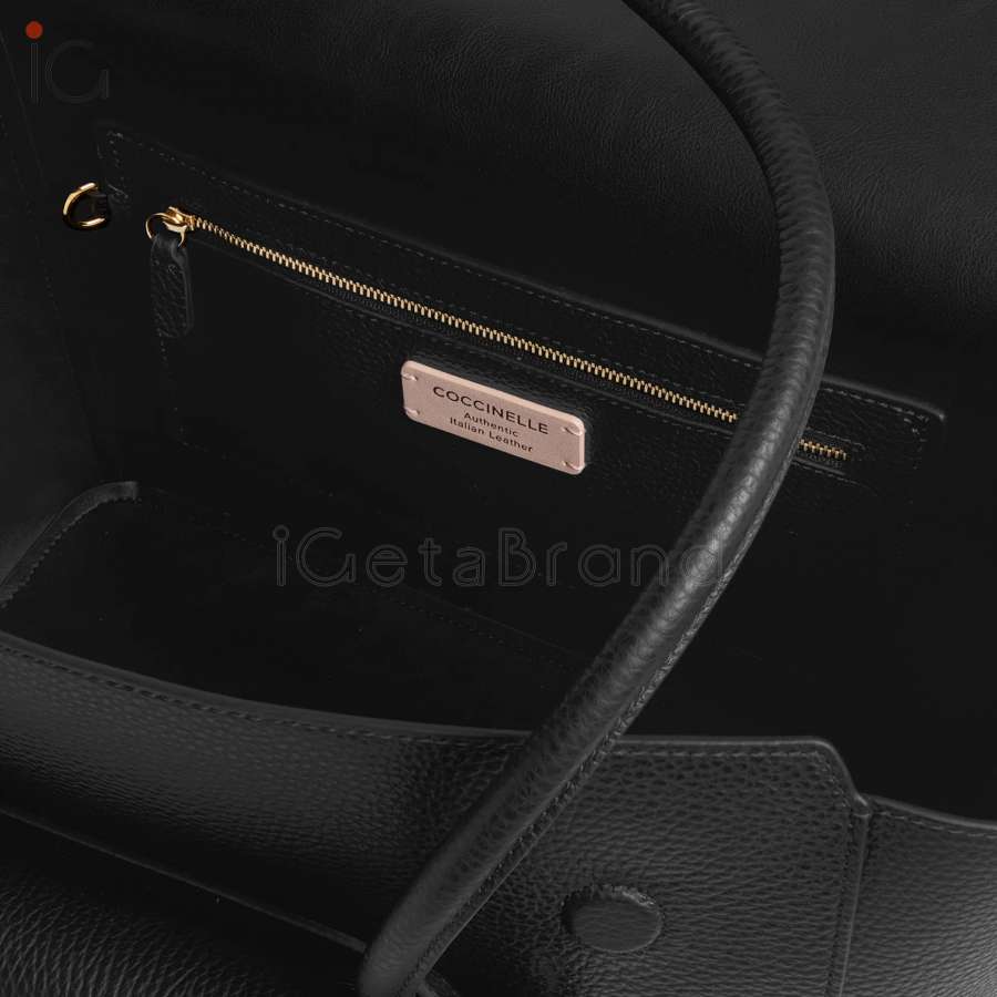 Coccinelle Double Beat Large Noir E1T8A110201001