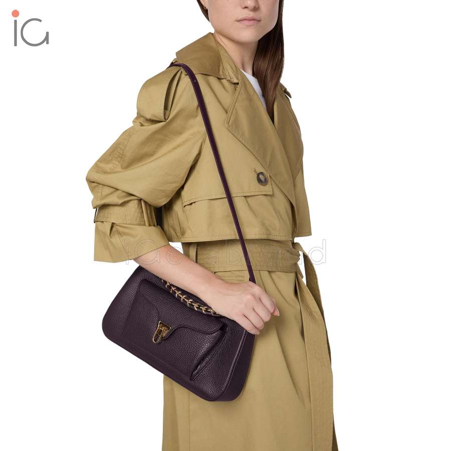 Coccinelle Beat Generation Medium Prune E1TFK120101V87