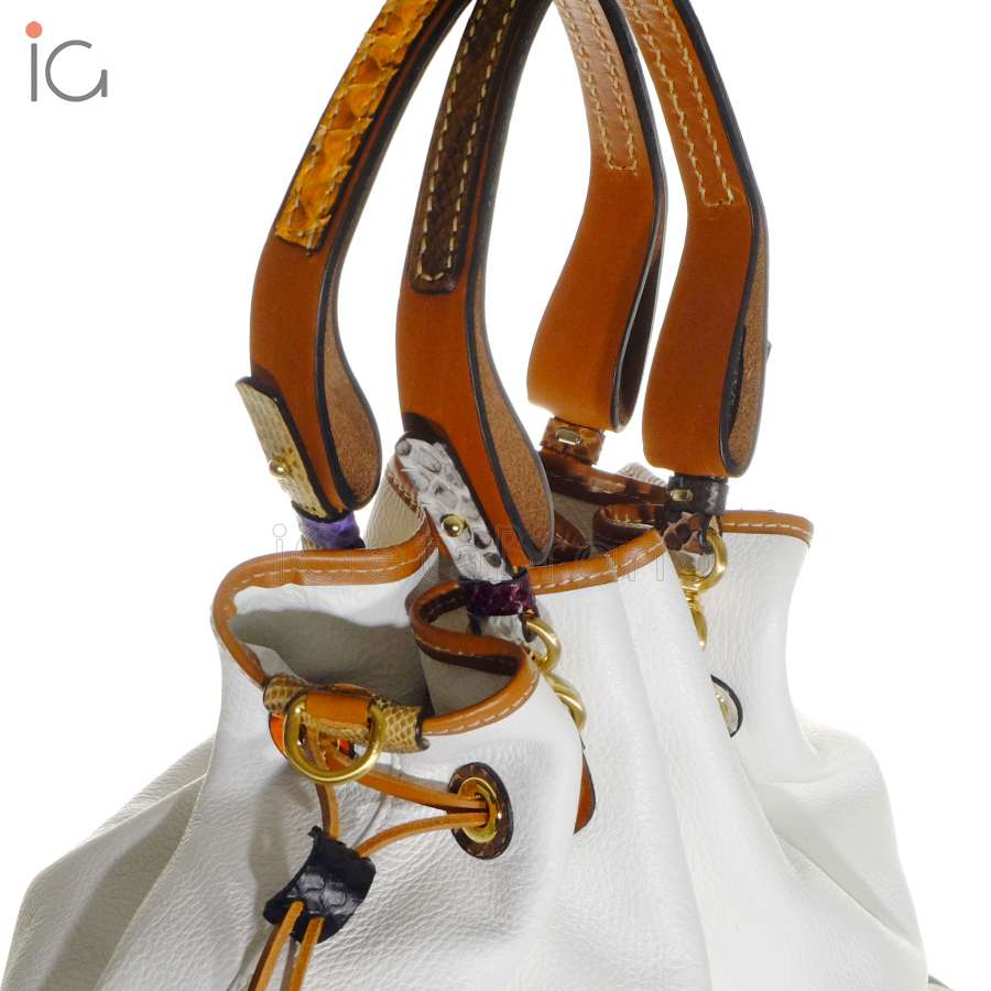 Sem Vaccaro Alce Pitone Bianco Perla 2708