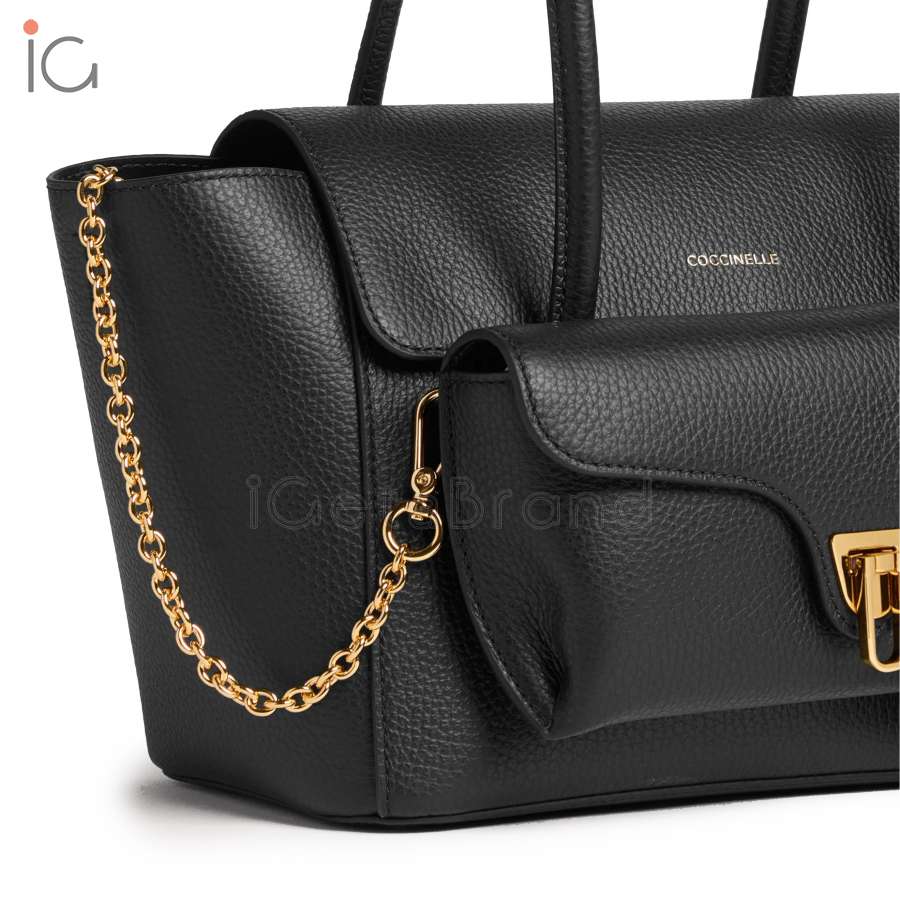 Coccinelle Double Beat Medium Noir E1T8A180201001