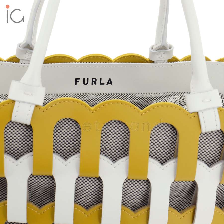 Furla Lipari S Tote Talco h/Girasole/Nero WB00531 BX0649 1007 1050S