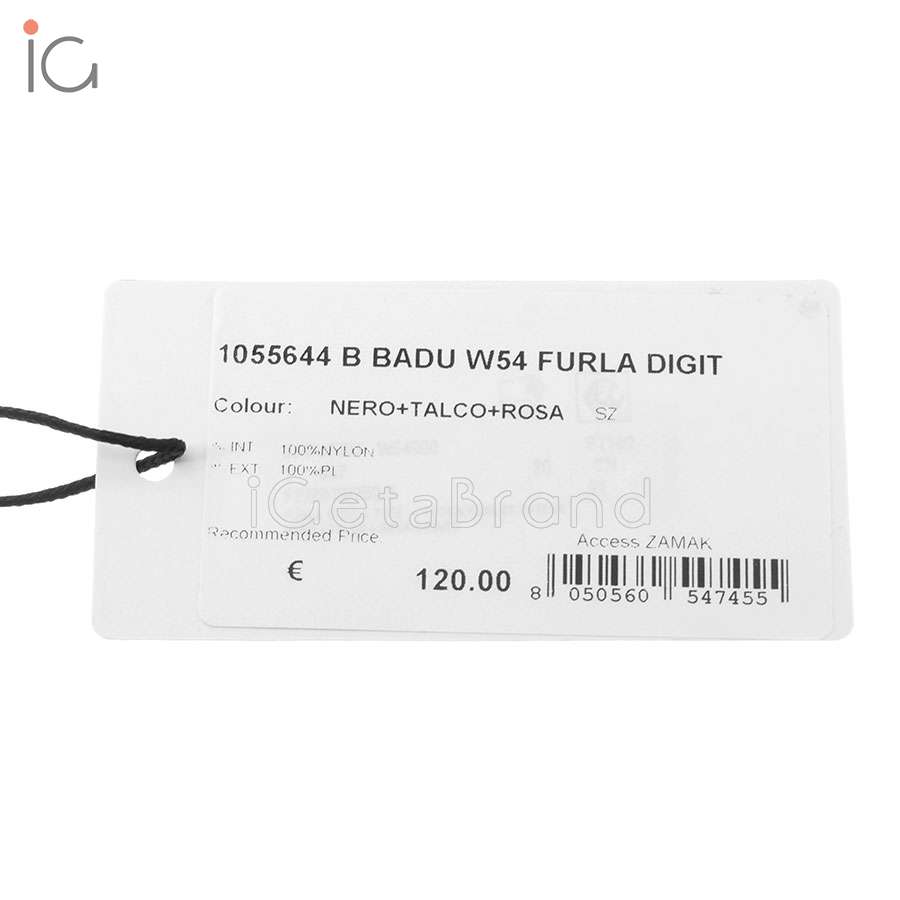 Furla Digit L Nero/Talco/Rosa Chiaro BADUFDG W54000 P1100