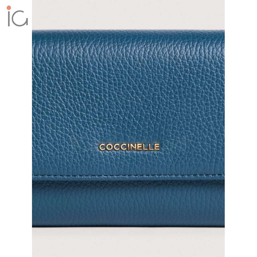 Coccinelle Metallic Large Deep Blue E2MW5118501_B27